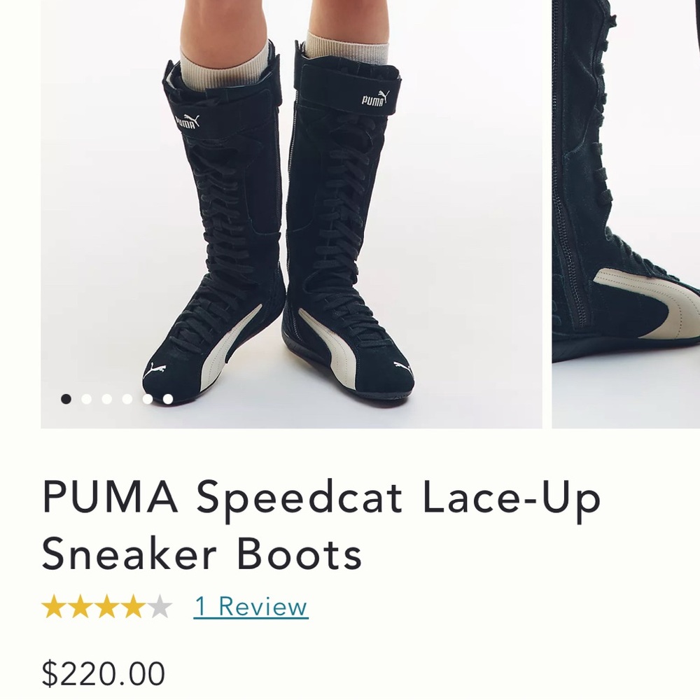 PUMA Speedcat Lace-Up Sneaker Boots - Picture 6 of 6